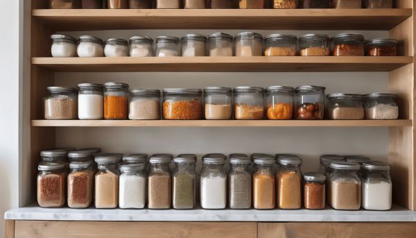 Organisez votre garde-manger pour maximiser l’espace et l’efficacité